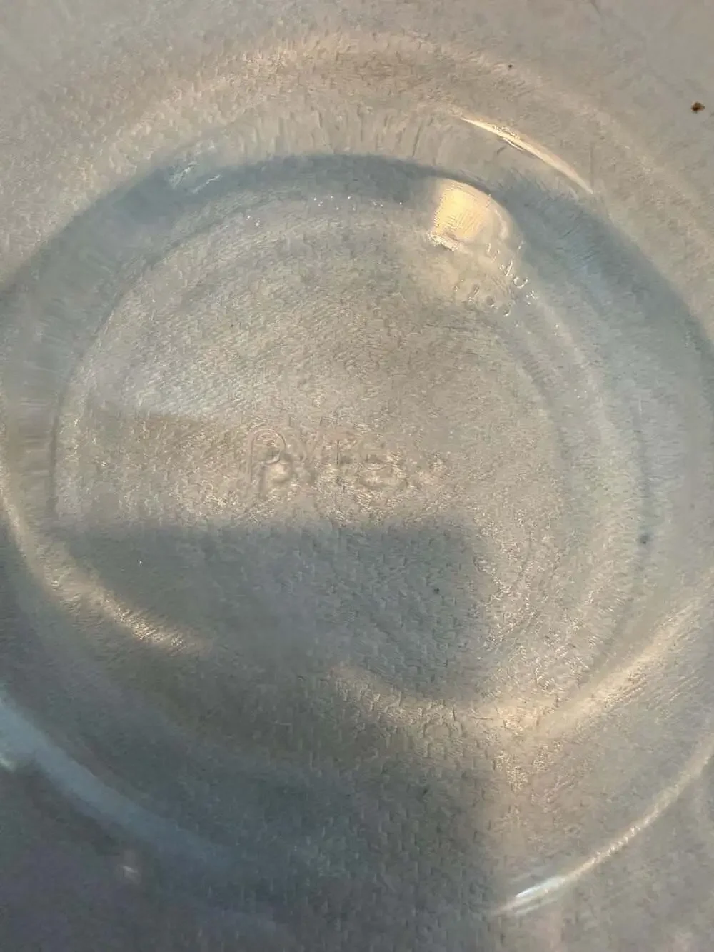 Pyrex Clear Glass Storage Bowl with Red Silicone Lid